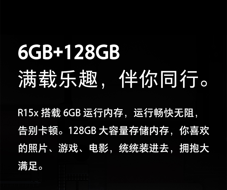 6GB+128GB满载乐趣，伴你同行